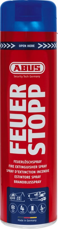 ABUS / アバス Fire Extinguishing Spray Fire Stop Afs625 | 85727