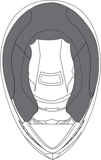 AGV / エージーブイ チークパッド K3 SV (XL) ブラック | 20KIT03012-001