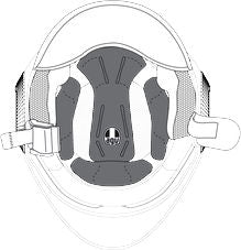 AGV / エージーブ CROWN PAD BLADE/BLADE LX/BLADE AIR-NET (S) | 20KIT04212-999