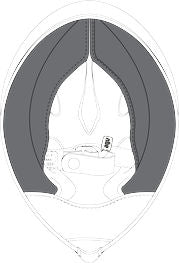 AGV / エージーブ CHEEK PADS PISTA GP R (XL)  BLACK | 20KIT60222-001