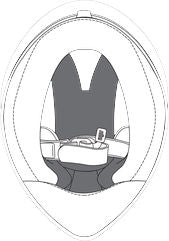 AGV / エージーブ CROWN PAD VELOCE S (L)  BLACK | 20KIT62204-001