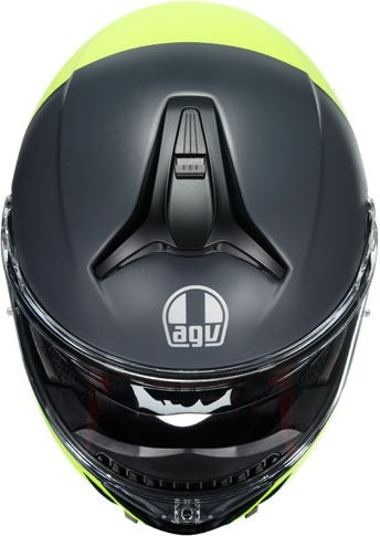 AGV / エージーブ TOURMODULAR E2206 MULTI MPLK  BALANCE MATT BLACK/YEL FL/GREY | 211251E2OY-001