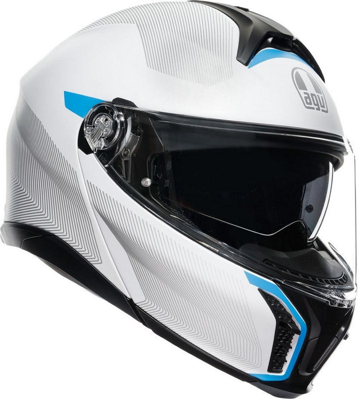 AGV / エージーブ TOURMODULAR E2206 MULTI MPLK  FREQUENCY LIGHT GREY/BLUE | 211251E2OY-006
