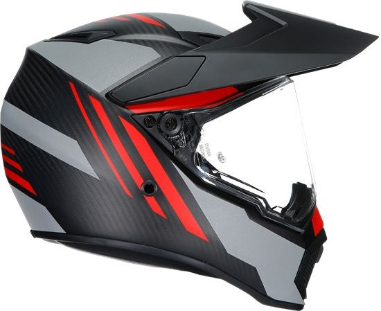 AGV / エージーブ AX9 MPLK ECE 22.05 MULTI  REFRACTIVE ADV MATT CARBON/RED | 217631A2LY-014