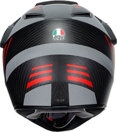 AGV / エージーブ AX9 MPLK ECE 22.05 MULTI  REFRACTIVE ADV MATT CARBON/RED | 217631A2LY-014