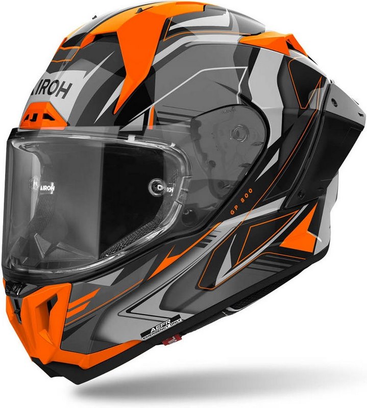 AIROH ヘルメット GP 800 マスト、オレンジ | GP8MU32