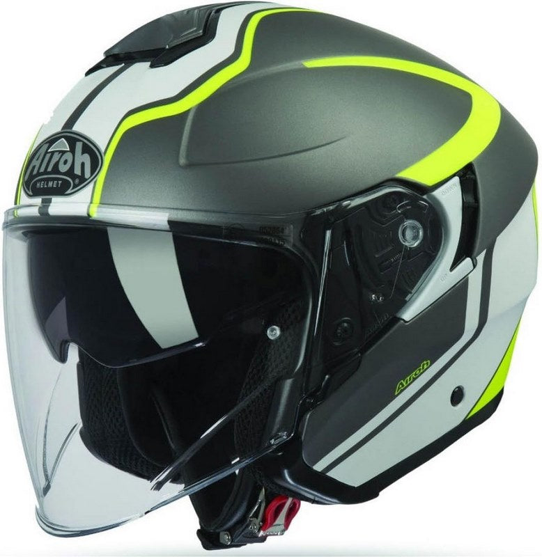 AIROH ジェットヘルメット ハンター ソウル、アンスラサイト マット | HUSO29