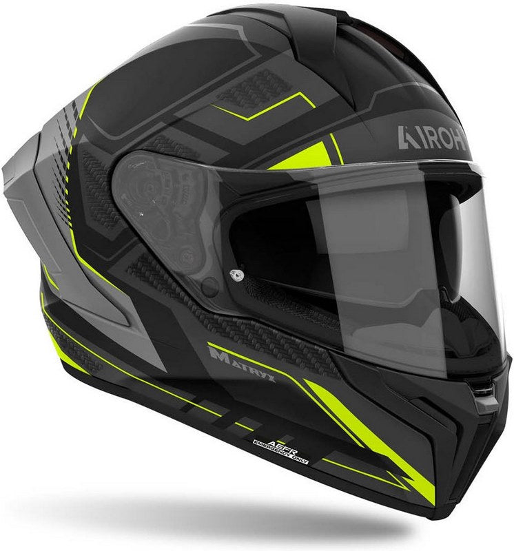 AIROH ヘルメット マトリックス ロケット、イエロー | MXRK31