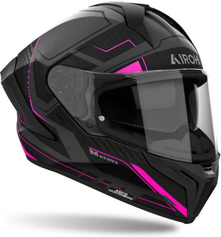 AIROH ヘルメット マトリックス ロケット、ピンク | MXRK54