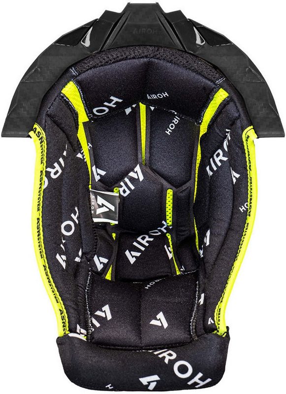 AIROH ヘッドクッション Twist 3 ASN システム、ブラック/ホワイト、サイズ 2XL | TW3BWLBC