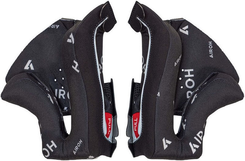 AIROH チークパッド ツイスト3 ブラック/ホワイト サイズ2XL | TW3BWLG