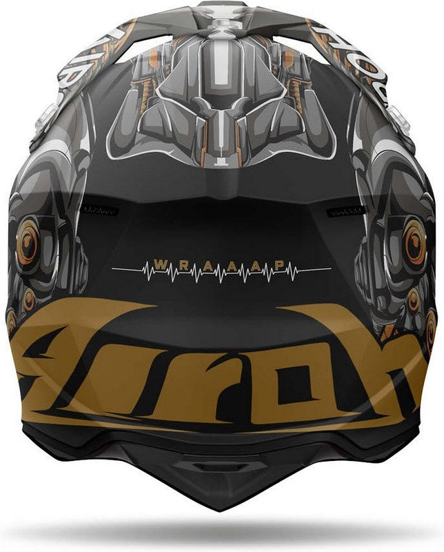 AIROH モトクロス ヘルメット ラップ サイボーグ、マット | WRAC35
