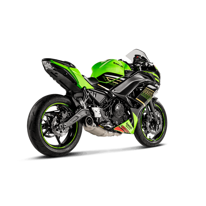 AKRAPOVIC / アクラポビッチ レーシングライン (チタン) Kawasaki Ninja 650 (2017-2020) | S-K6R13-AFCRT