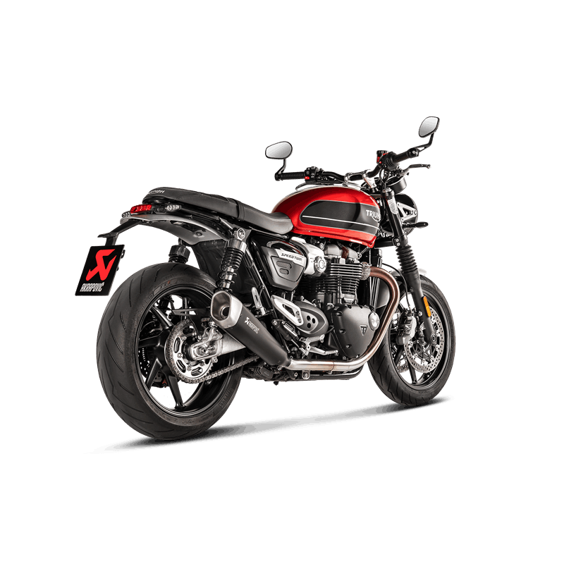 AKRAPOVIC / アクラポビッチ スリップオンライン (チタン) Triumph Speed Twin (2019-2020) | S-T12SO2-HCQTBL