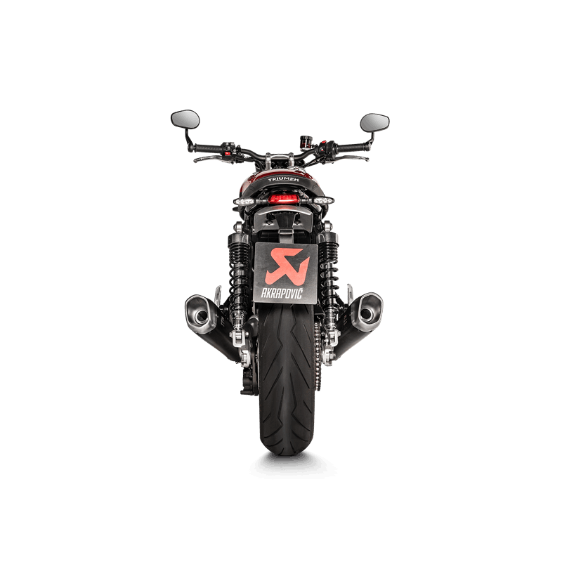 AKRAPOVIC / アクラポビッチ スリップオンライン (チタン) Triumph Speed Twin (2019-2020) | S-T12SO2-HCQTBL