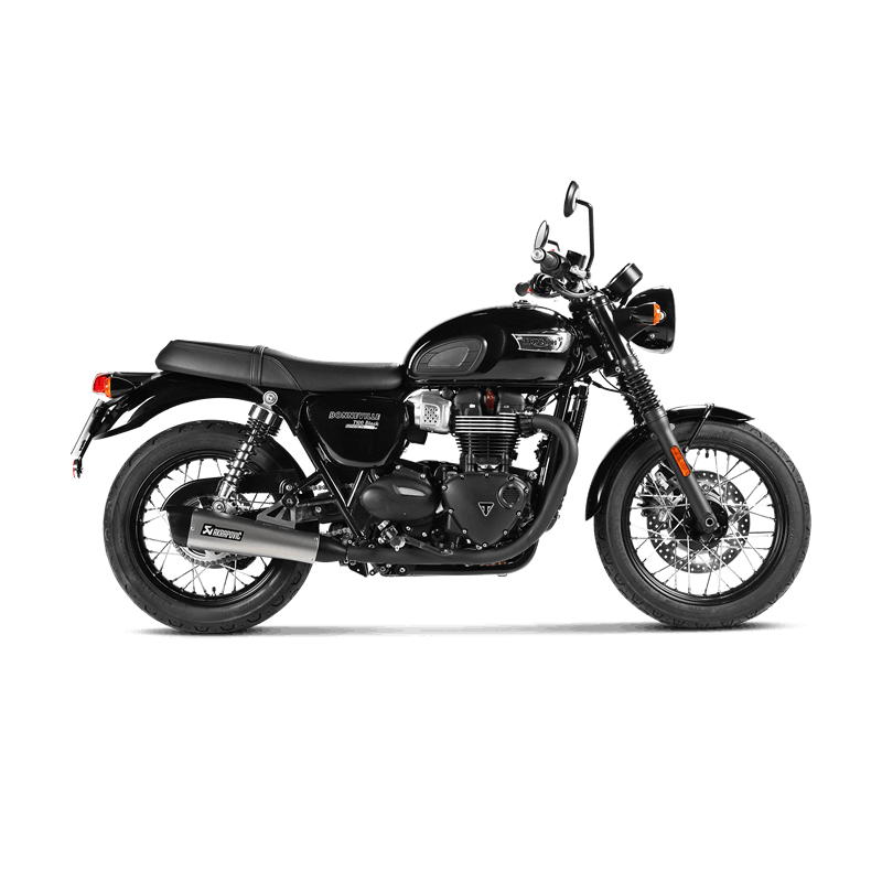 AKRAPOVIC / アクラポビッチ スリップオンライン (チタン) Triumph Bonneville T100 (2017-2020) | S-T12SO4-HCQT