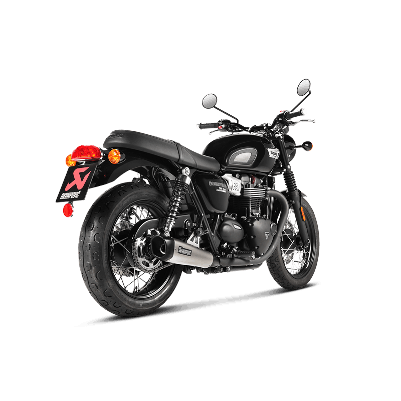 AKRAPOVIC / アクラポビッチ スリップオンライン (チタン) Triumph Bonneville T100 (2017-2020) | S-T12SO4-HCQT