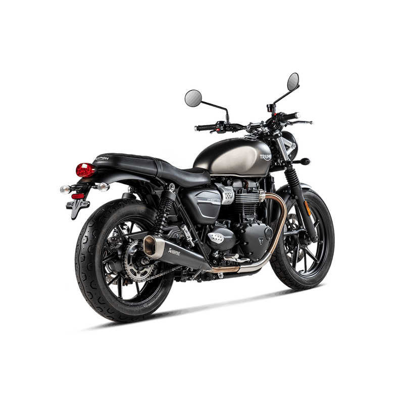 AKRAPOVIC / アクラポビッチ スリップオンライン (チタン) Triumph Street Twin (2016-2020) | S-T9SO2-HCQTBL