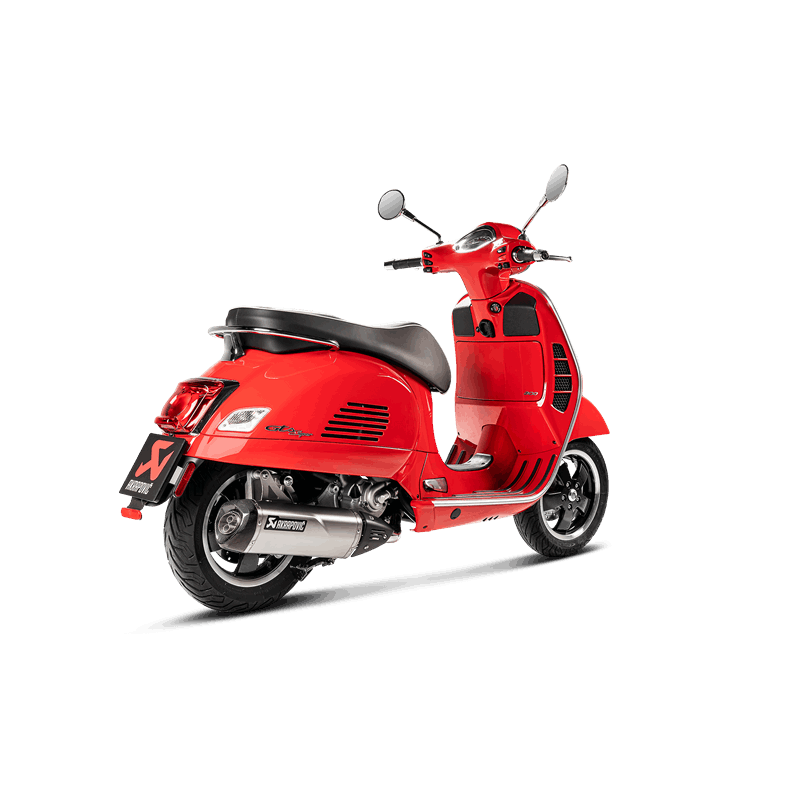 AKRAPOVIC / アクラポビッチ スリップオンライン (ステンレススチール) Vespa GTS 125/150 i.e Super (2009-2016) | S-VE3SO9-HRステンレススチール