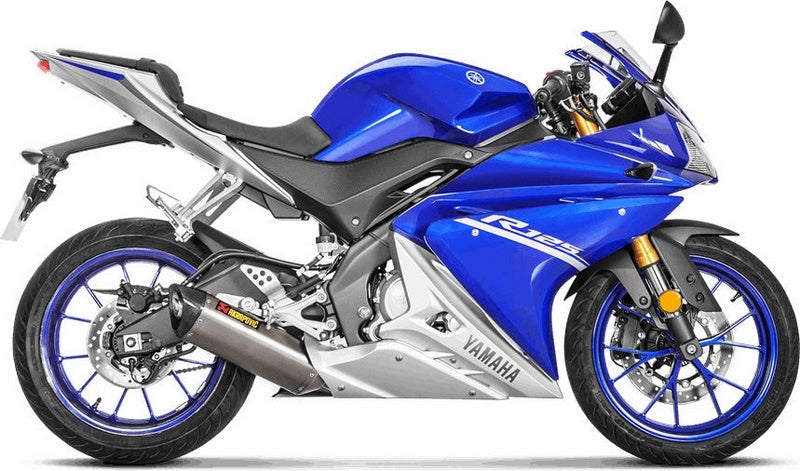 Akrapovic /アクラポビッチ レーシングライン (チタン) Yamaha MT-125 (2014-2018) | S-Y125R4-HRT