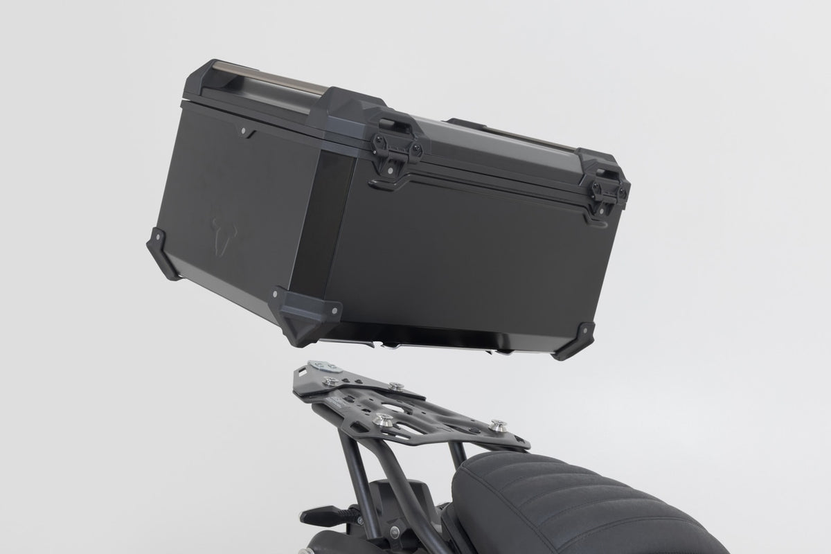 SW-MOTECH / SWモテック TRAX ADV Topcase XL Aluminium. Schwarz. | ALK.00.733.16000/B