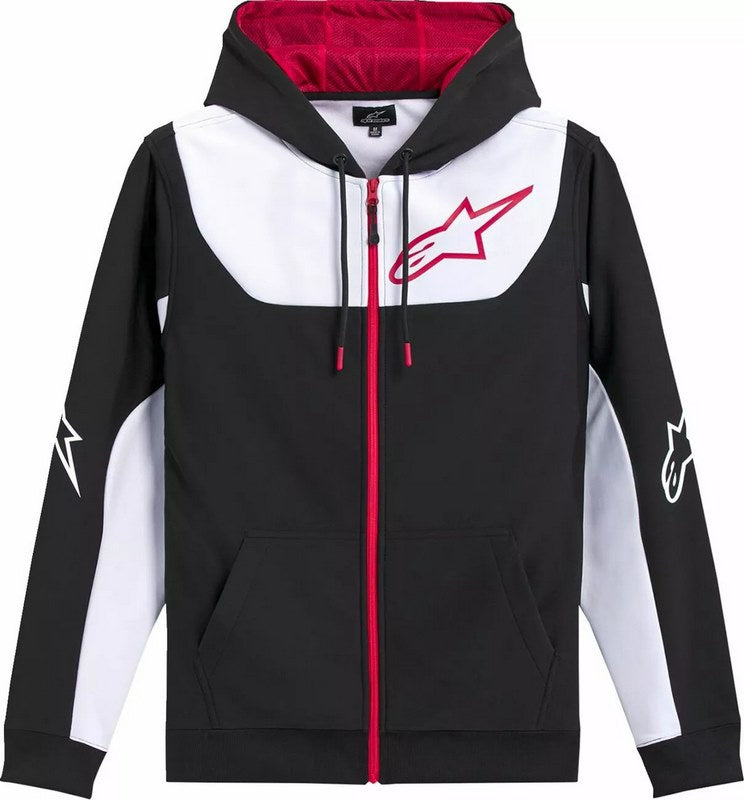 Alpinestars / アルパインスターズ Sessions V3 Zip フーディー ブラック  ホワイト  レッド | 1244-53110-1232