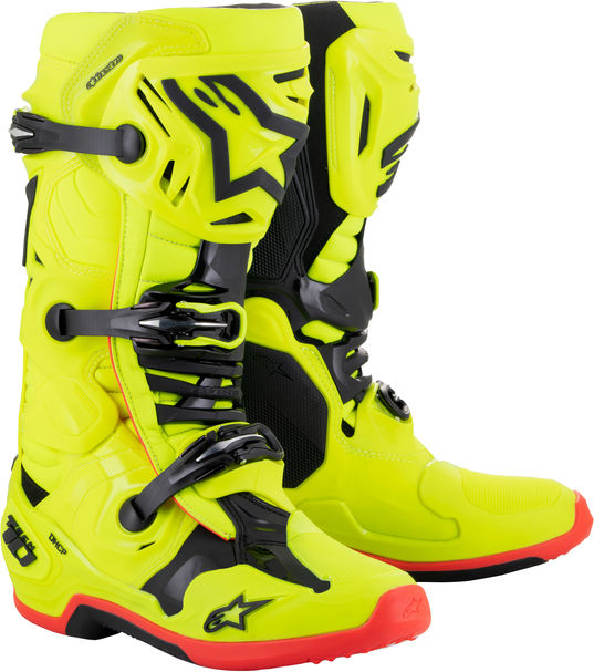 Alpinestars / アルパインスターズ Off Road Yellow/Black/Red Mens Tech 10 Boots | 2010020-533