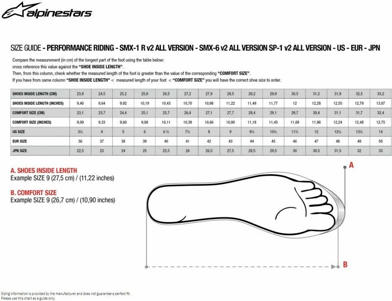 Alpinestars / アルパインスターズ SP-X BOA ブーツ ブラック  シルバー | 2222024-119