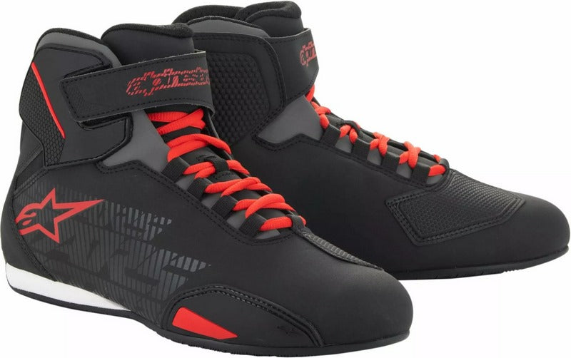 Alpinestars / アルパインスターズ Sektor シューズ ブラック  レッド  ダークグレー | 2515518-1303