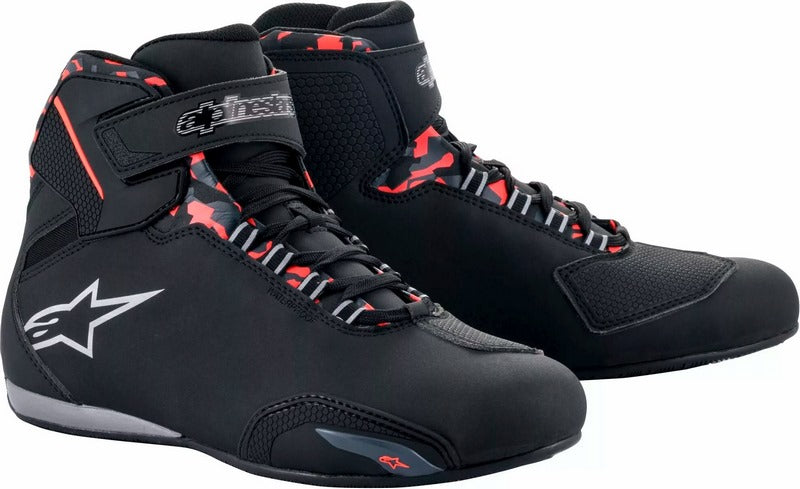 Alpinestars / アルパインスターズ Sektor 防水 シューズ ブラック  グレー  レッド | 2544519-1118
