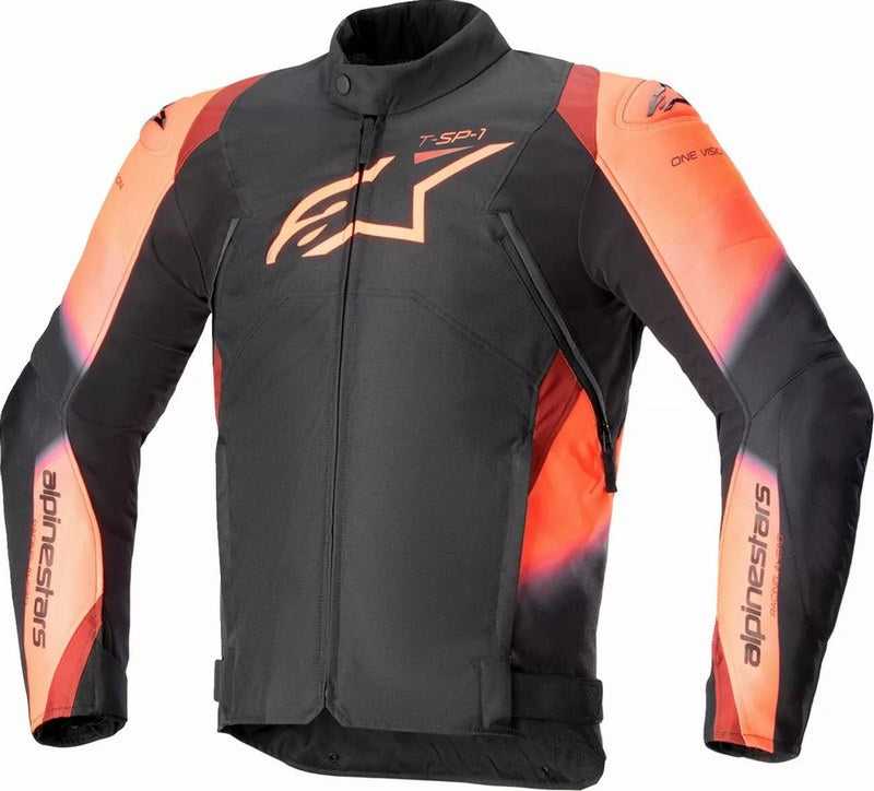 Alpinestars / アルパインスターズ T-SP 1 v2 防水 ライディングジャケット ブラック  レッド | 3200224-1030