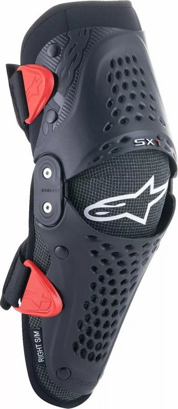 Alpinestars / アルパインスターズ ユース用 SX-1 ニープロテクター ブラック  レッド | 6546319-13