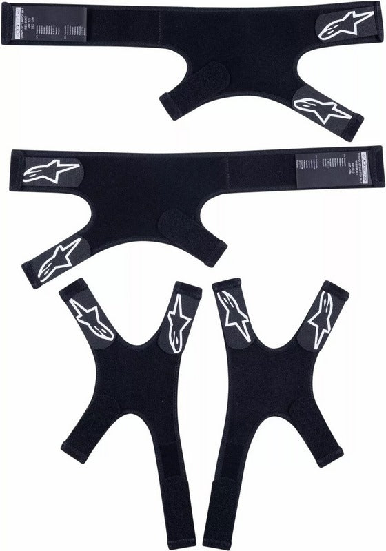 Alpinestars / アルパインスターズ RK-7 PLASMA X-STRAP リプレースメントセット ブラック | 6951325-12