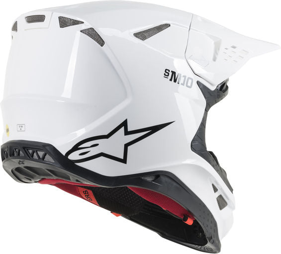 Alpinestars / アルパインスターズ オフロード ホワイト Supertech M10 Solid MX ヘルメット | 8300123-2180