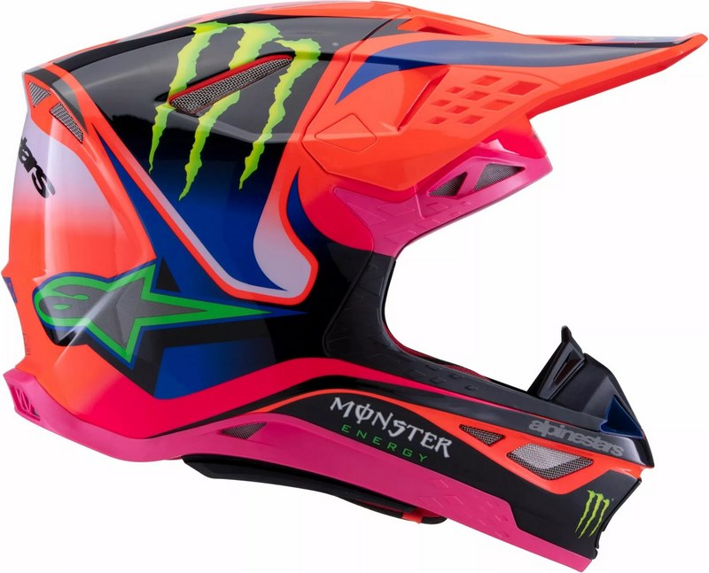 Alpinestars / アルパインスターズ S-M10 Deegan ヘルメット オレンジ  ピンク  パープル | 8300525-433