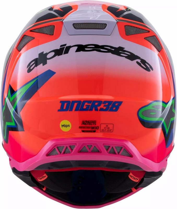 Alpinestars / アルパインスターズ S-M10 Deegan ヘルメット オレンジ  ピンク  パープル | 8300525-433