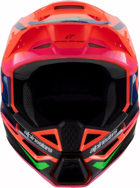 Alpinestars / アルパインスターズ ユース用 S-M3 Deegan ヘルメット オレンジ  ピンク  パープル | 8301525-433