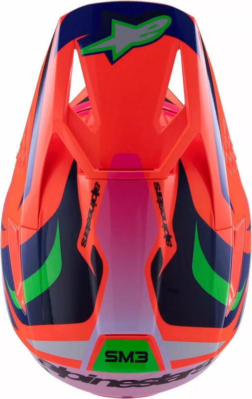 Alpinestars / アルパインスターズ ユース用 S-M3 Deegan ヘルメット オレンジ  ピンク  パープル | 8301525-433