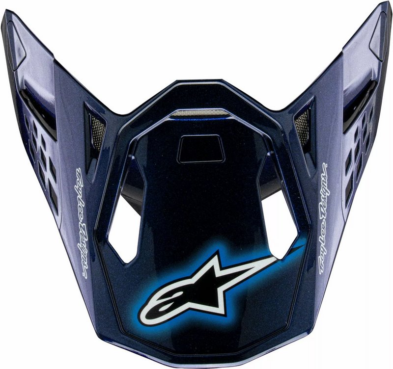 Alpinestars / アルパインスターズ Supertech M10 TLD バイザー Ed25  ダークブルー | 8980225-7186