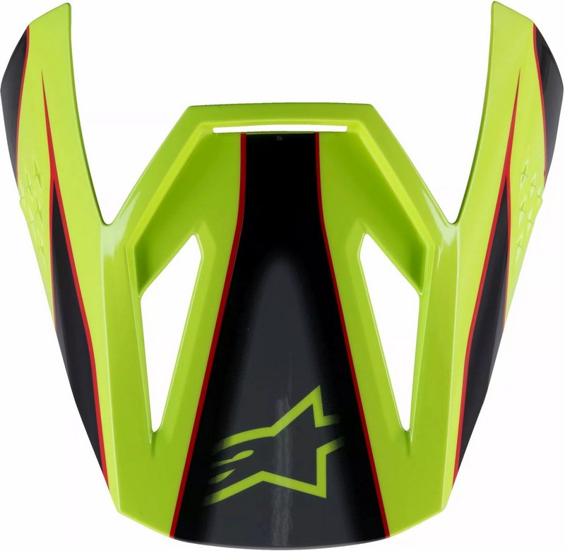 Alpinestars / アルパインスターズ ユース用 SM3 Fray バイザー  ブラック  レッド  イエロー | 8980525-3051