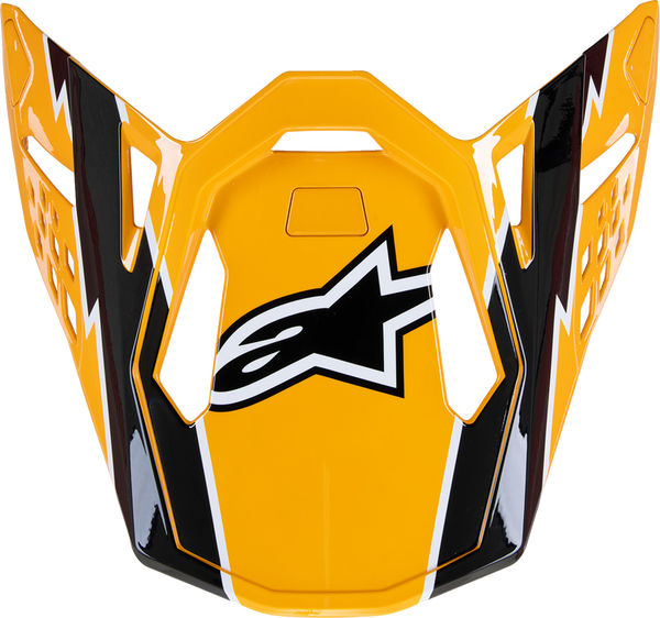 Alpinestars / アルパインスターズ ブラック/イエロー Supertech M10 ヘルメット Visor | 8980623-1414-OS