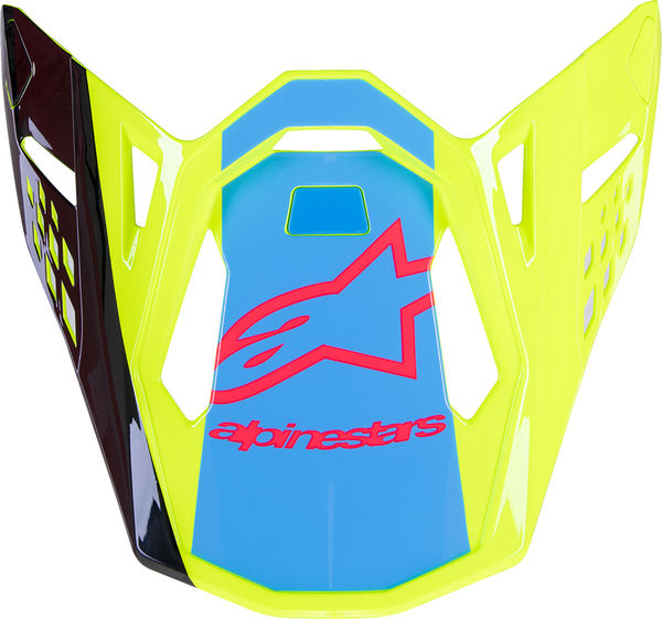 Alpinestars / アルパインスターズ イエロー/ブラック Supertech M10 ヘルメット Visor | 8981623-5138-OS