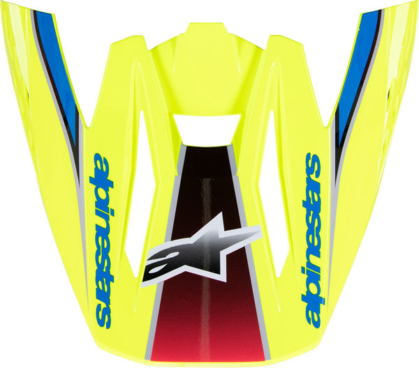 Alpinestars / アルパインスターズ イエロー/ブルー Supertech M5 ヘルメット Visor | 8986723-5579-OS