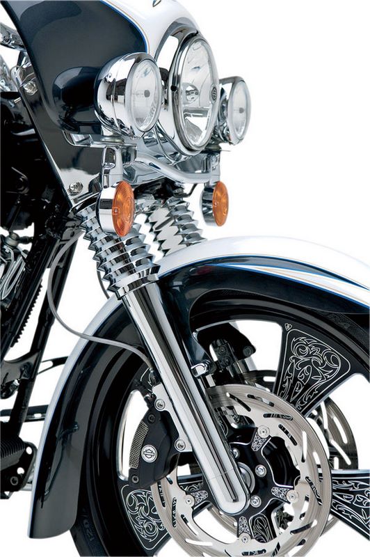 Arlen Ness / アレンネス デュアルディスクホットレッグ フォークレグ クローム | 06-512