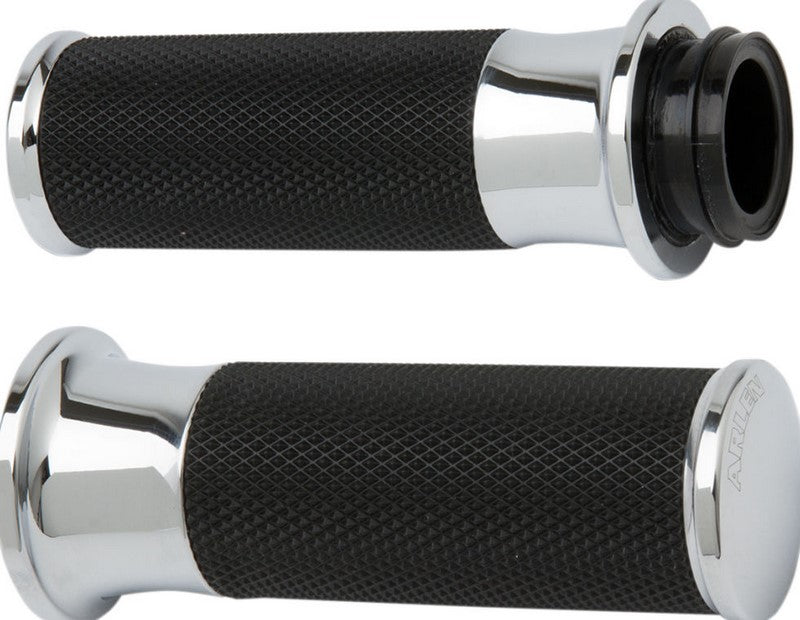 ARLEN NESS / アレンネス グリップ SMOOTH FUSION スロットル BY CABLE クローム | 07-320