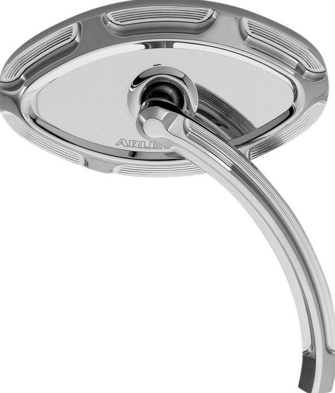 ARLEN NESS / アレンネス ミラー CAT EYE BEVELED ショート STEM 右側 クローム | 13-133