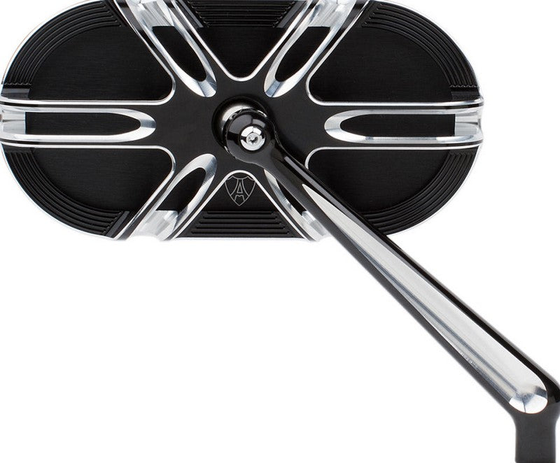 ARLEN NESS / アレンネス ミラー CAGED DEEP CUT 右側 ブラック | 13-166