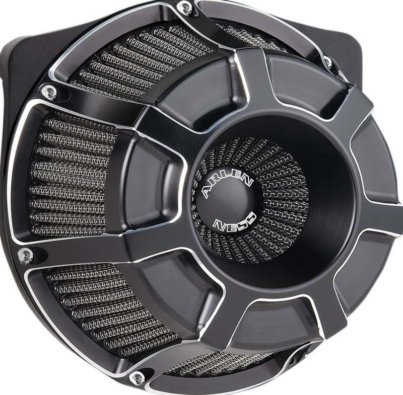 ARLEN NESS / アレンネス エアクリーナーキット INVERTED BIG SUCKER BEVELED ブラック | 18-919