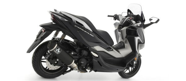 アロースクーターアーバンアルミニウムダークサイレンサー、ダークエンドキャップ、エンドキャップブラックスチール、ECEホモログ、DBキラーが含まれています | 53538ANN