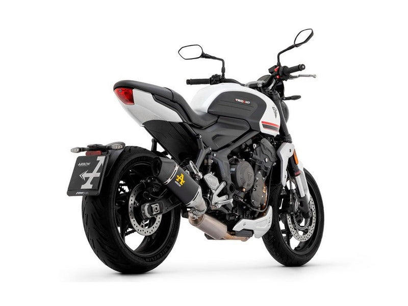 Arrow Full Exhaust System Veloce Black Aluminum Slip-On Racing | 71001VAN